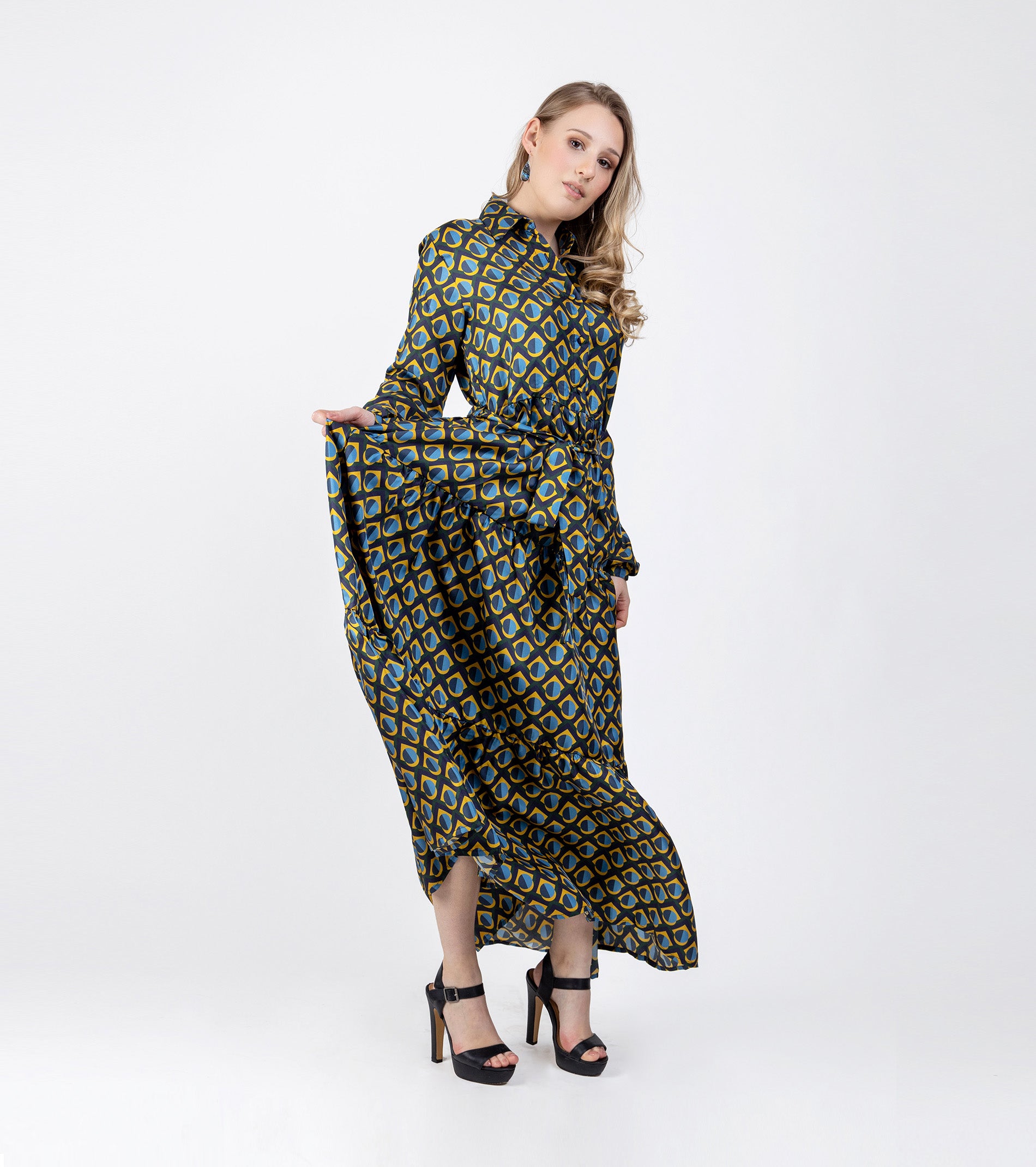 Maxi Seidenkleid Luna